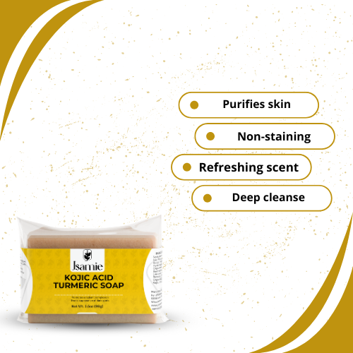 Jsamie Kojic Acid & Turmeric Soap